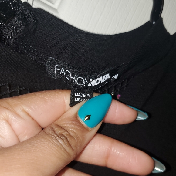 Fashion Nova speedy romper, black, XL - Picture 8 of 10